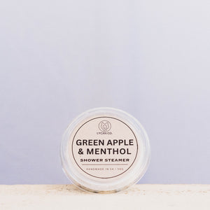 Green Apple & Menthol Shower Steamer