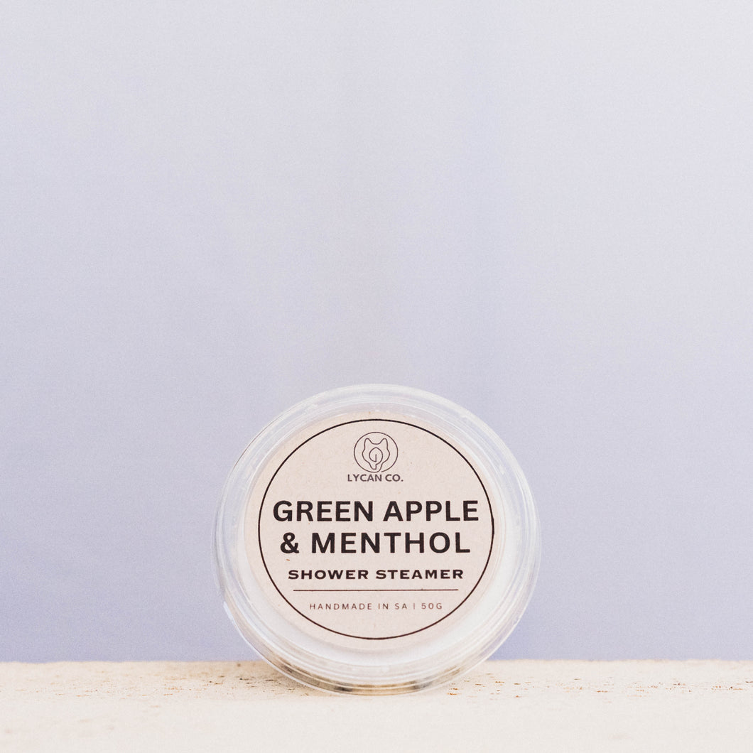 Green Apple & Menthol Shower Steamer